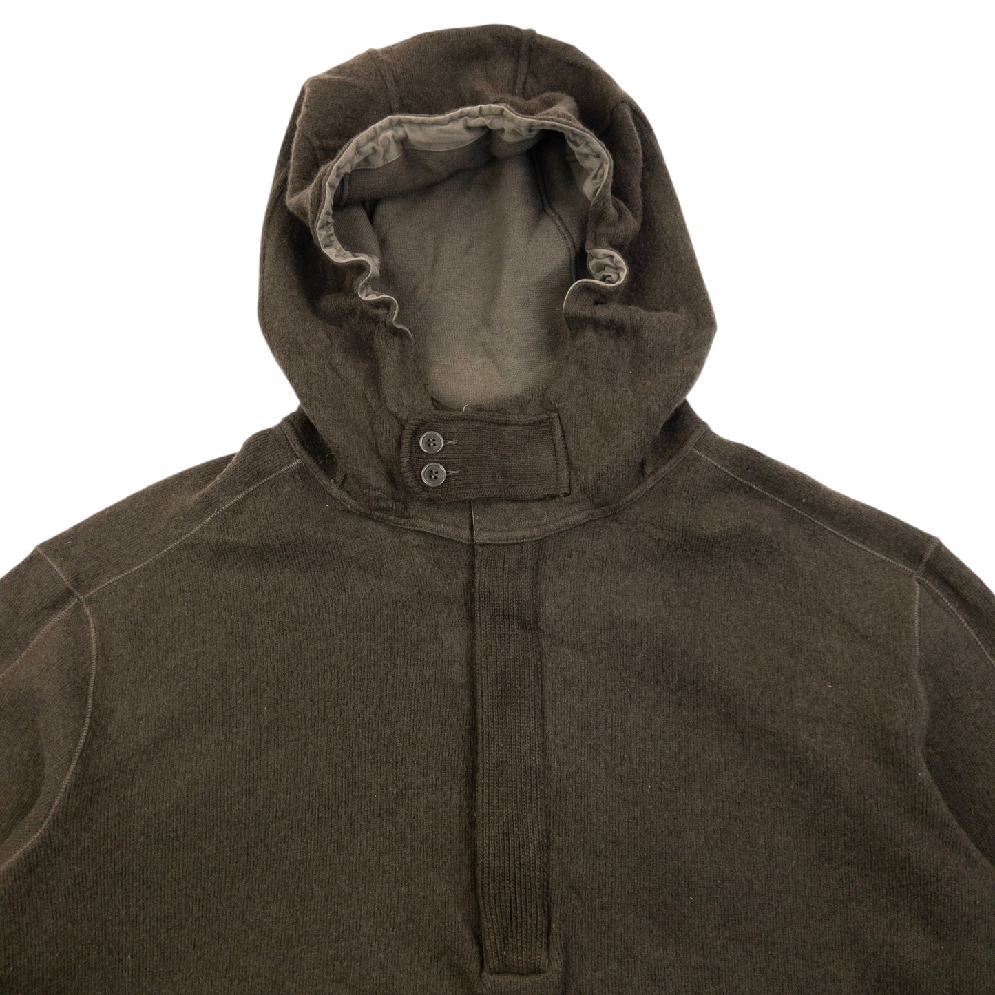 Vintage 2008 CP Company Q Zip Wool Hoodie Size L