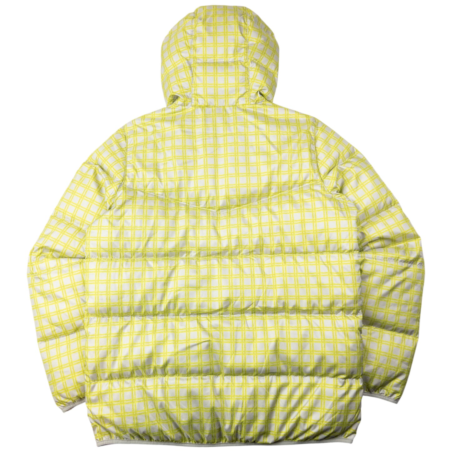 Vintage Nike Checkered Zip Up Puffer Jacket Size M