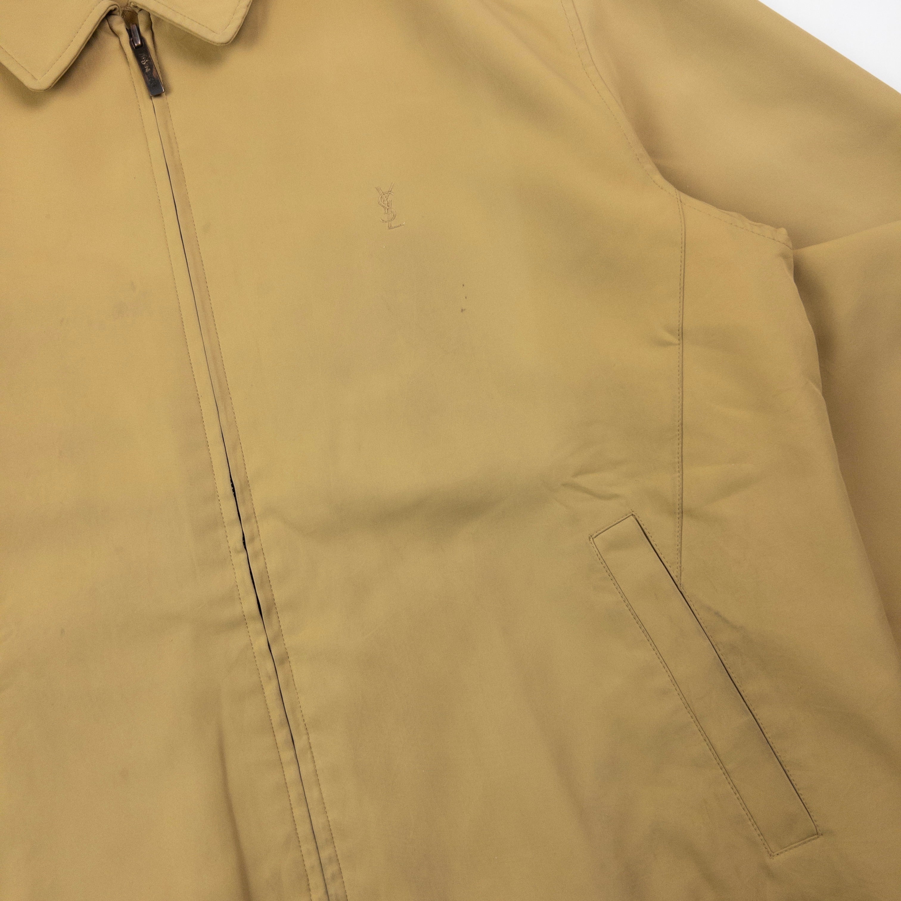 Vintage YSL Yves Saint Laurent Harrington Jacket Size M