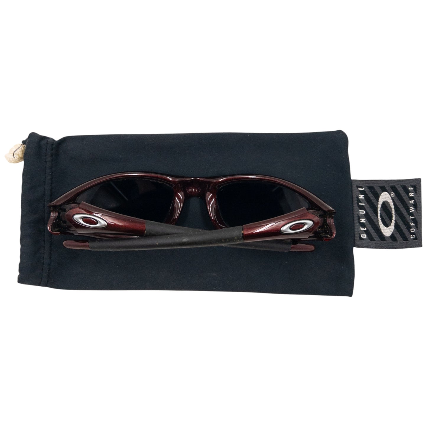 Vintage 1996 Oakley Straight Jacket Blood/Black Iridium