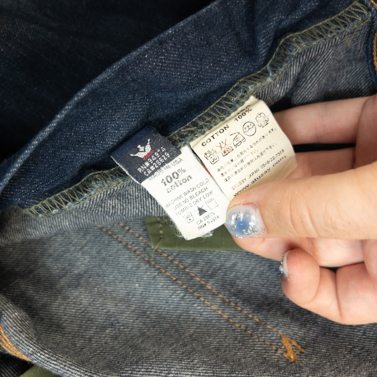Vintage 2000s Stussy Denim Jeans Size W33