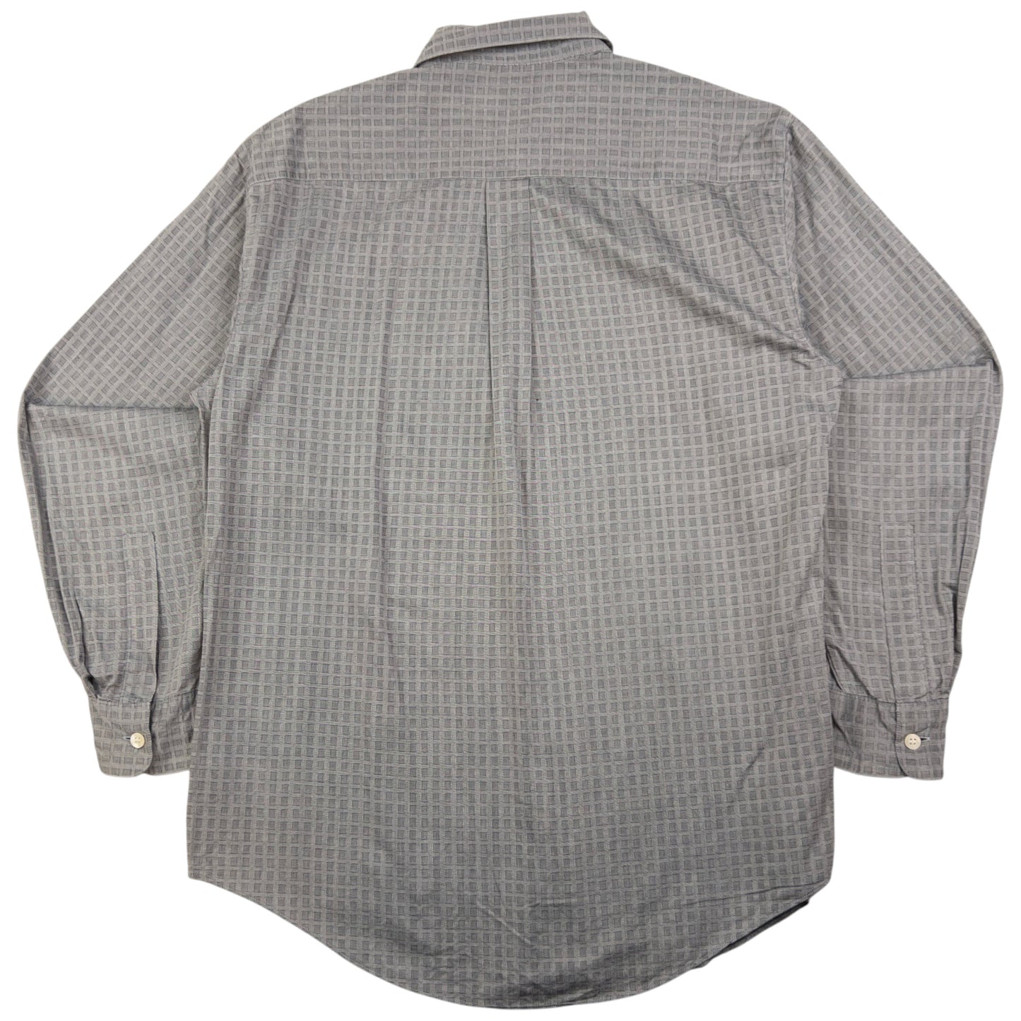 Vintage Issey Miyake Checkered Long Sleeve Button Up Shirt Size M
