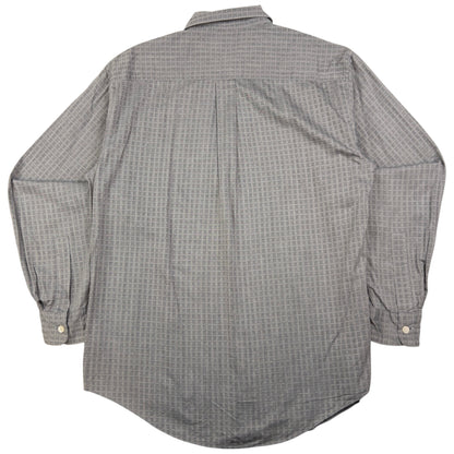 Vintage Issey Miyake Checkered Long Sleeve Button Up Shirt Size M