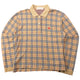 Vintage 90s Burberry Nova Check Long Sleeve Polo Shirt Womens Size S