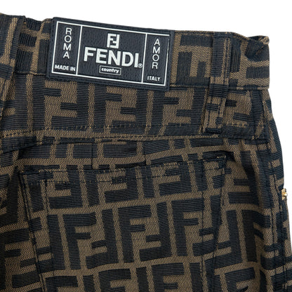 Vintage 90s Fendi Monogram Trousers Womens Size W27