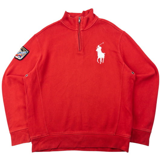 Vintage Polo Ralph Lauren Q Zip Sweatshirt Size M