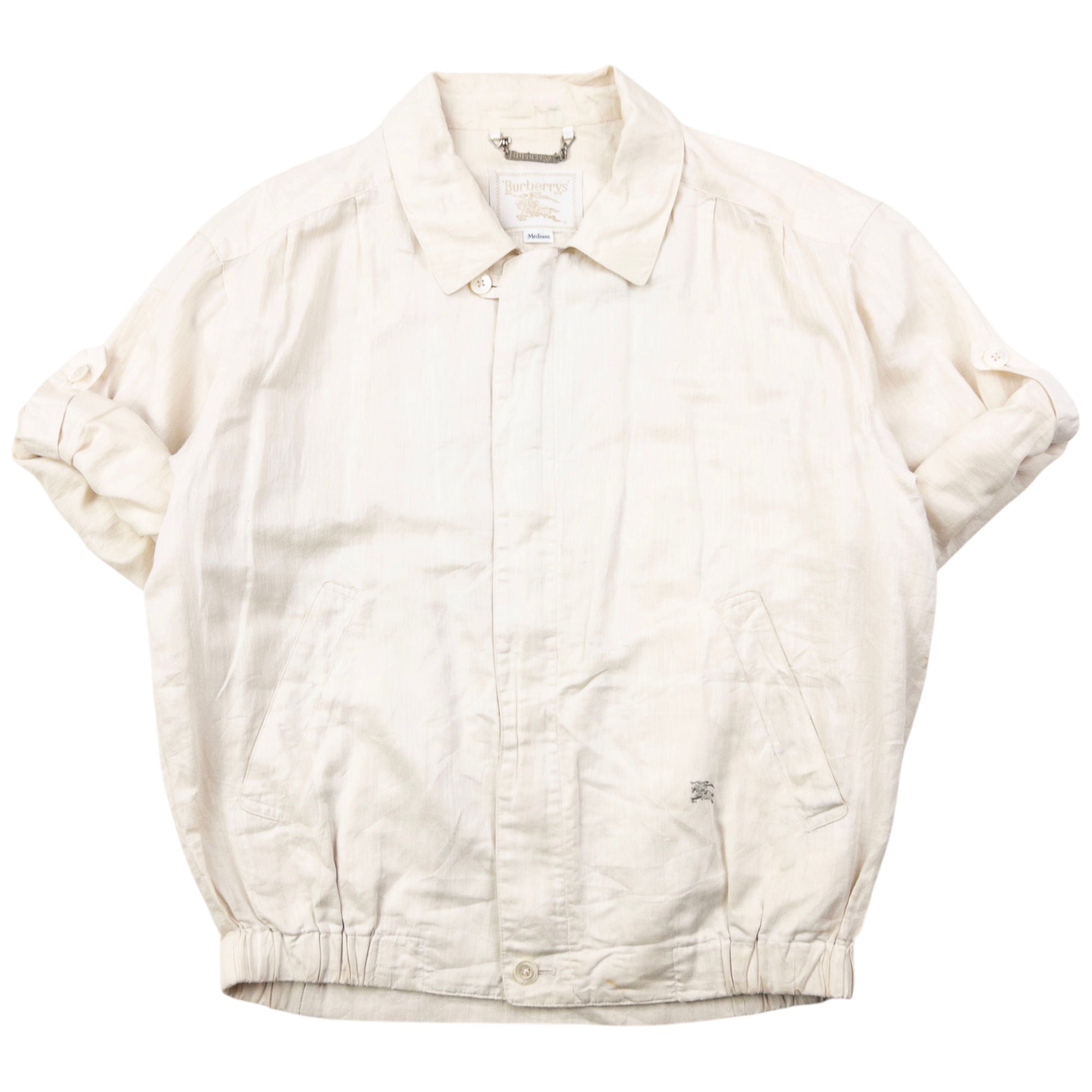 Vintage Burberry Roll-Up Sleeve Jacket Size S