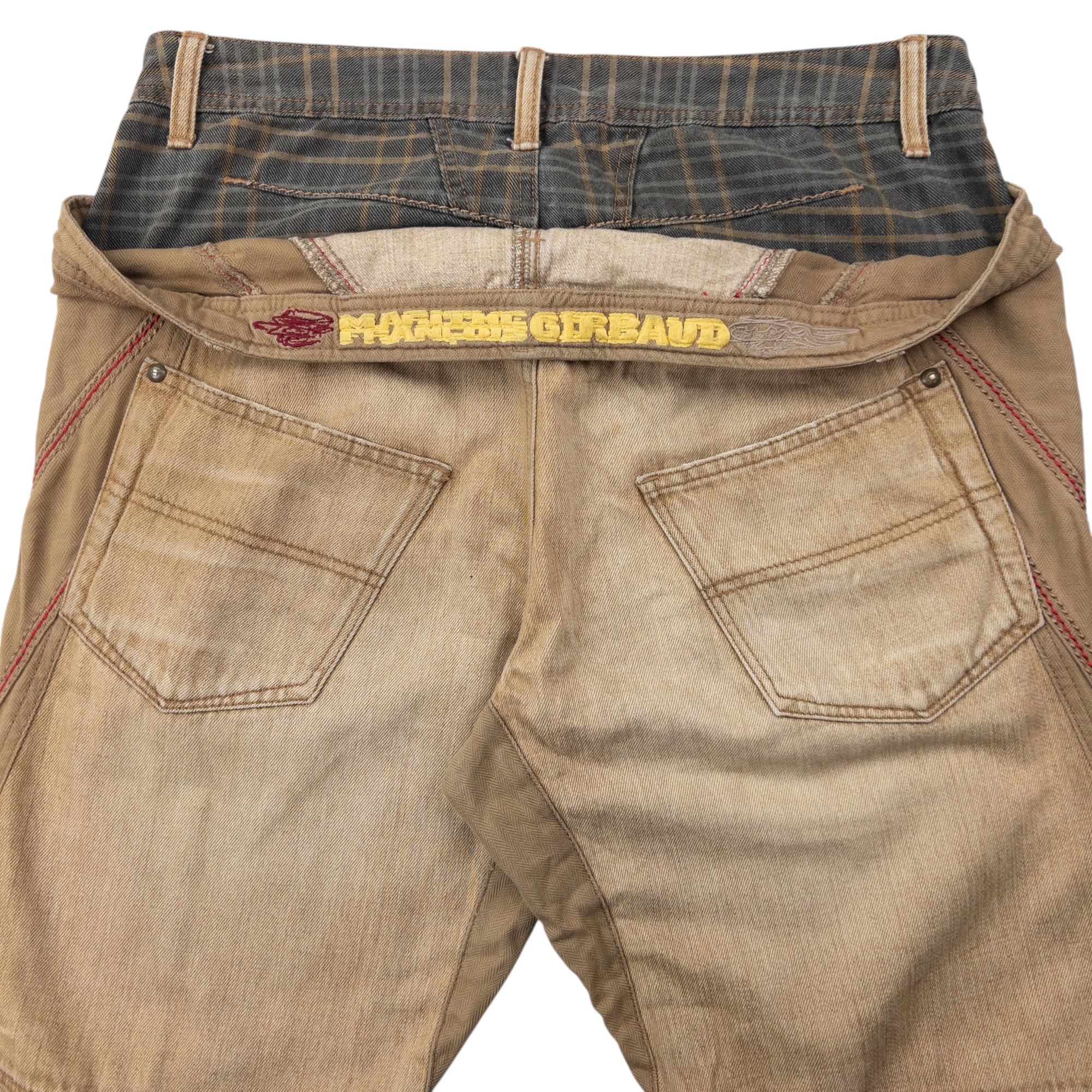 Vintage Marithe + Francois Girbaud Double Waist Denim Jeans Size W33