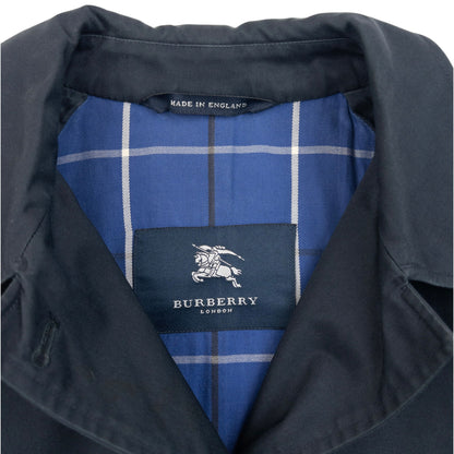 Vintage 2000s Burberry Nova Check Lined Trench Jacket Womens Size S