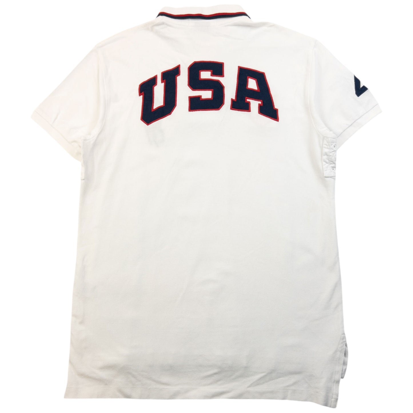 Vintage 90s Polo Ralph Lauren USA Polo Shirt Size M