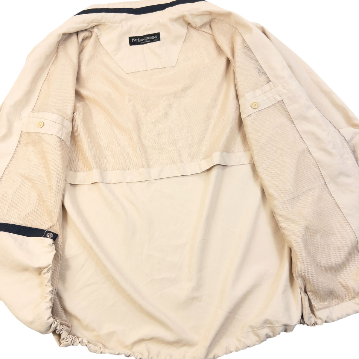 Vintage 90s YSL Yves Saint Laurent Zip Up Jacket Size L