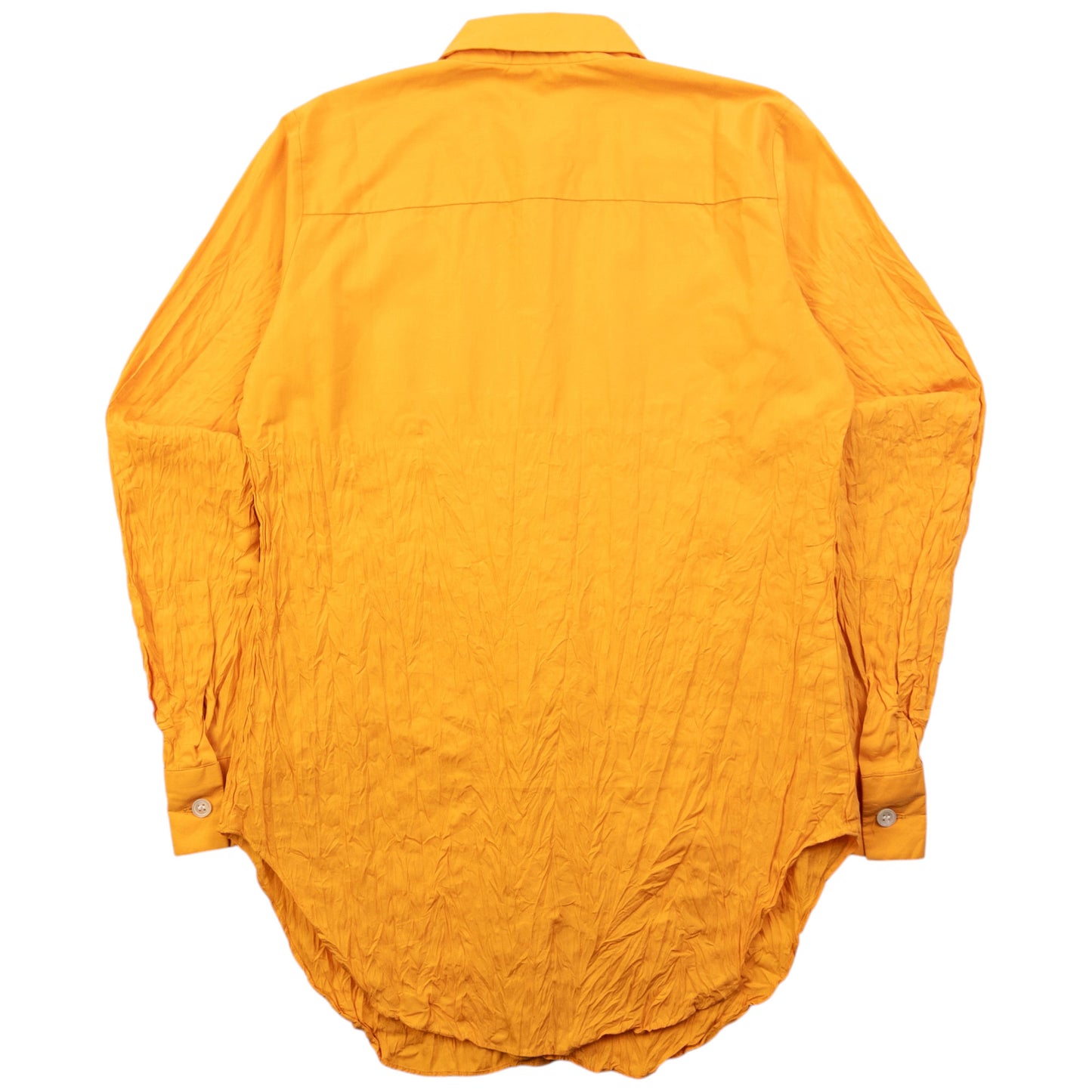 Vintage 2000s Issey Miyake Long Sleeve Button Up Crinkle Shirt Size S