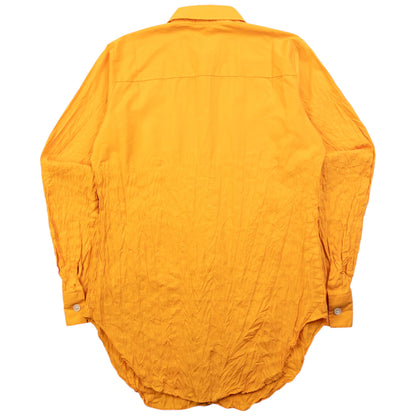 Vintage 2000s Issey Miyake Long Sleeve Button Up Crinkle Shirt Size S
