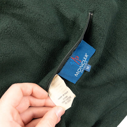 Vintage Moncler Q Zip Reversible Fleece Jacket Size L