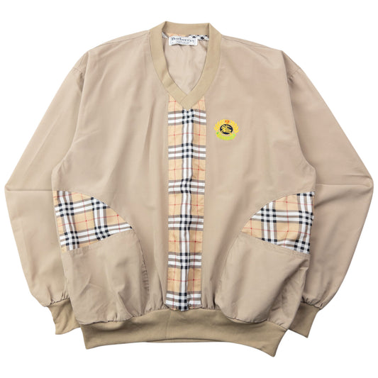 Vintage 90s Burberry Nova Check Lightweight Pullover Jacket Size S