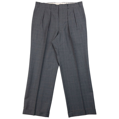 Vintage 2000s Burberry Checkered Jacket & Trousers Suit Set Size S