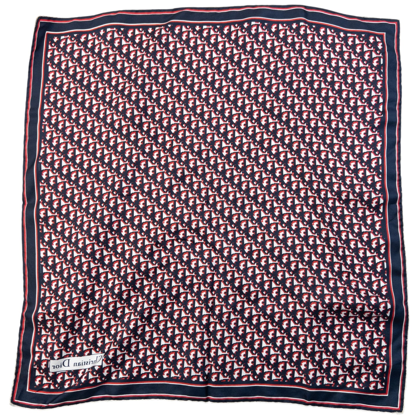 Vintage 2000s Dior Monogram Silk Scarf