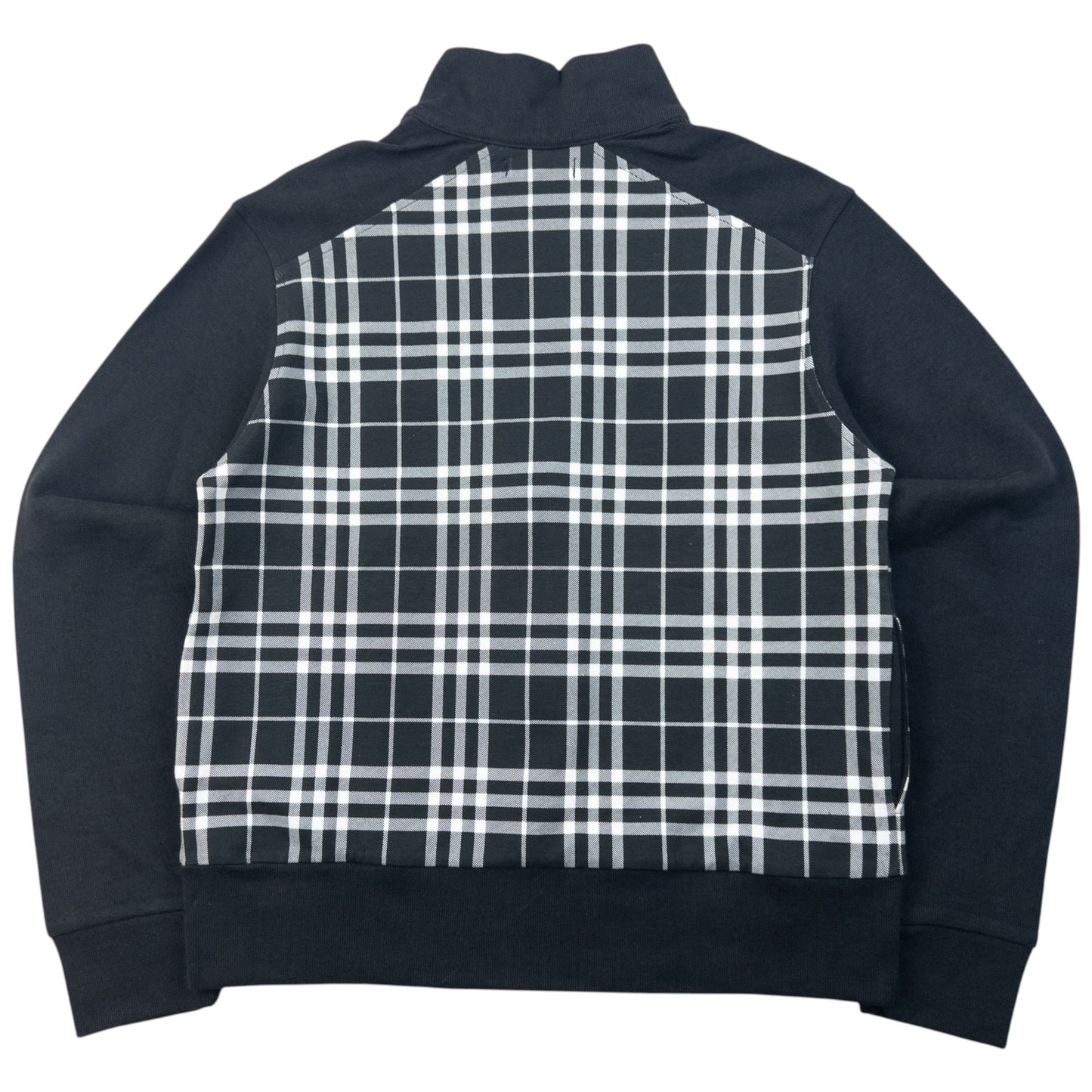 Vintage 2000s Burberry Nova Check Zip Up Sweatshirt Womens Size M
