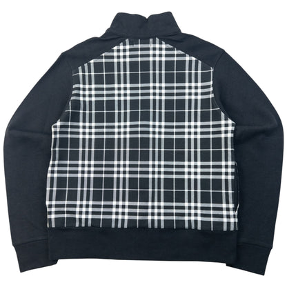 Vintage 2000s Burberry Nova Check Zip Up Sweatshirt Womens Size M