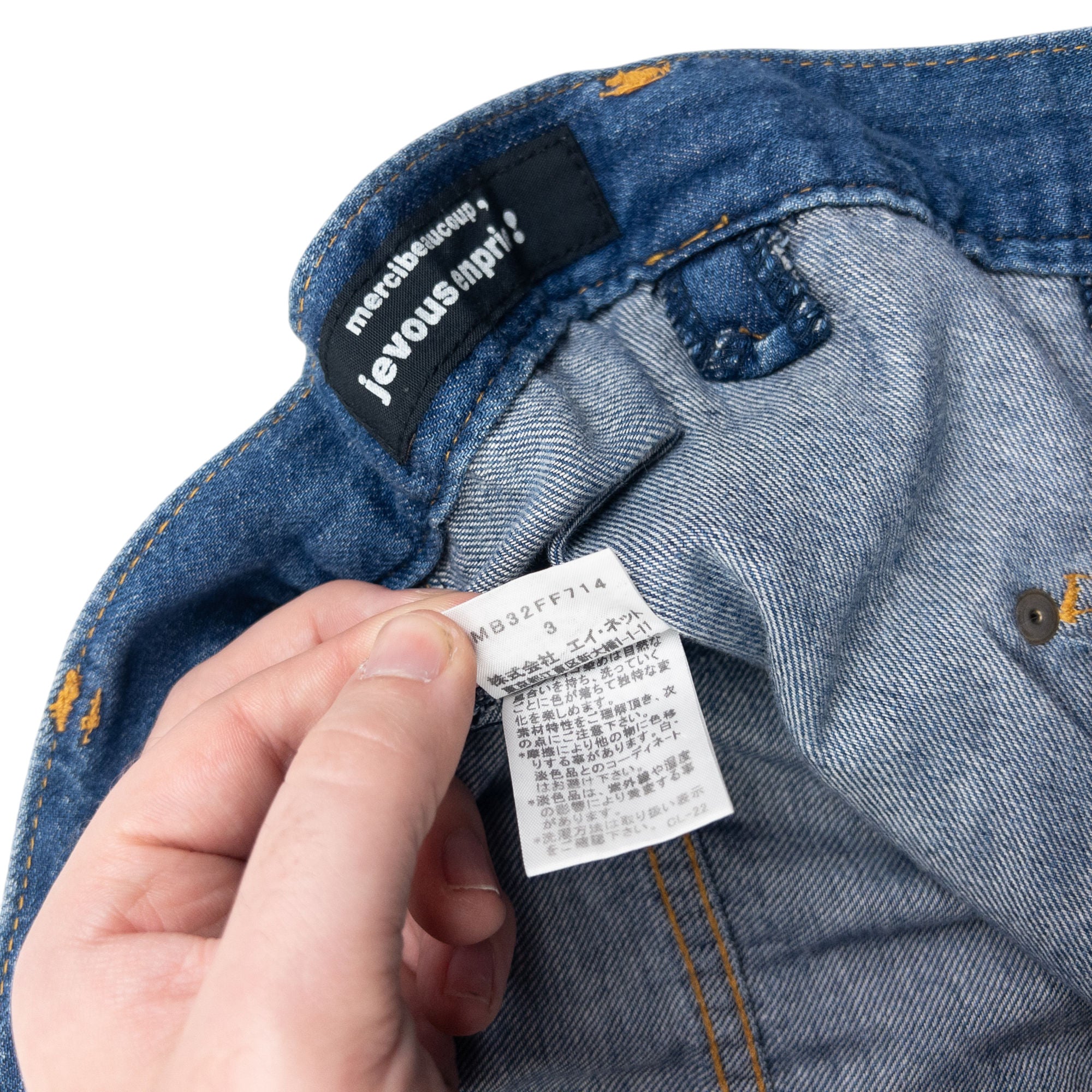 Vintage Mercibeaucoup By Issey Miyake Lightweight Denim Jeans Size W34