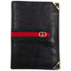 Vintage 80s Gucci Monogram Leather Wallet