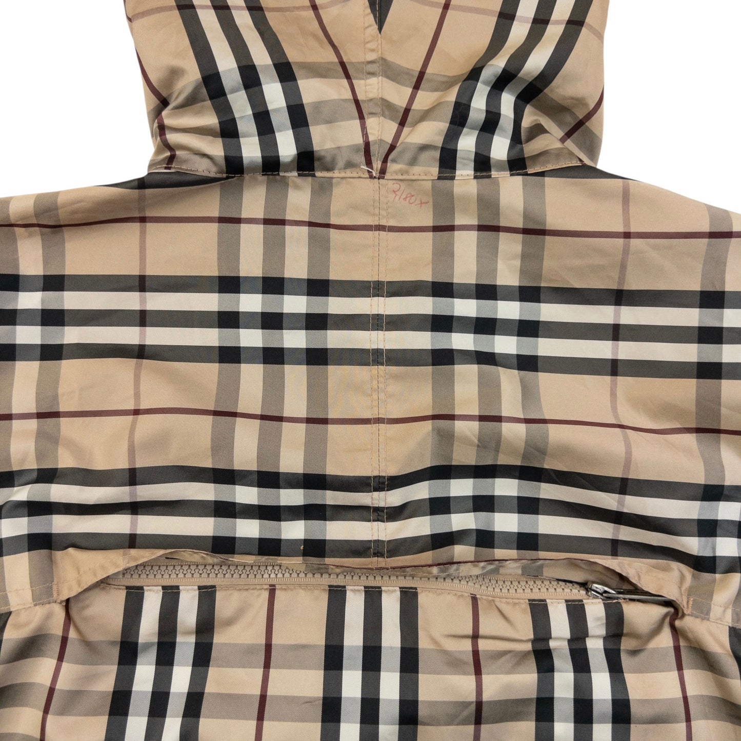 Vintage 2000s Burberry Nova Check Reversible Packable Jacket Size M