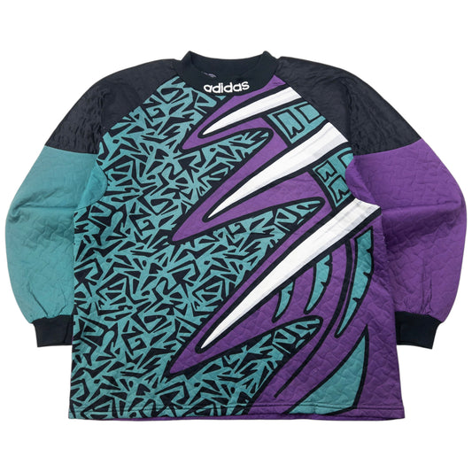 Vintage 1995-96 Adidas Template Goalkeeper Shirt Size L