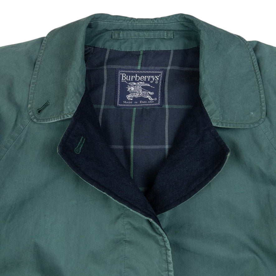 Vintage Burberry Nova Check Lined Trench Jacket Size L