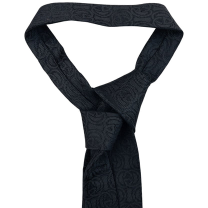 Vintage 2000s Gucci Monogram Silk Tie