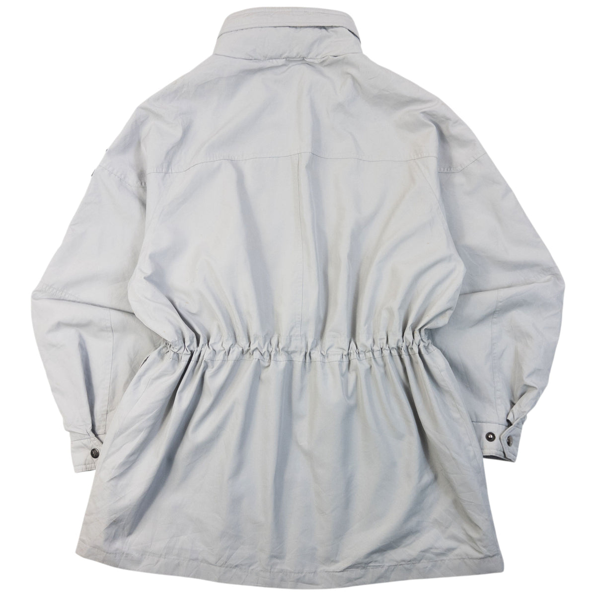 Vintage 90s YSL Yves Saint Laurent Zip Up Jacket in grey (polyester), photo 2