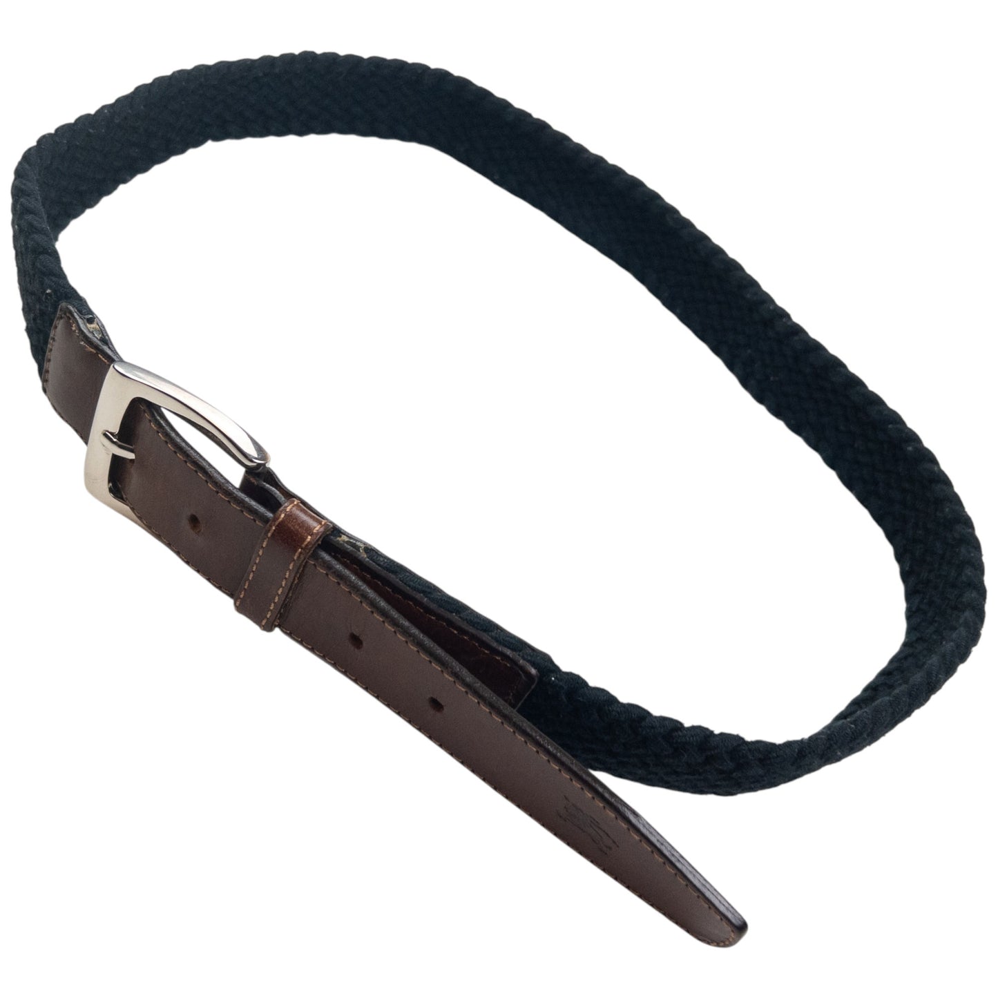 Vintage 2000s Burberry Braided Leather Belt Size L