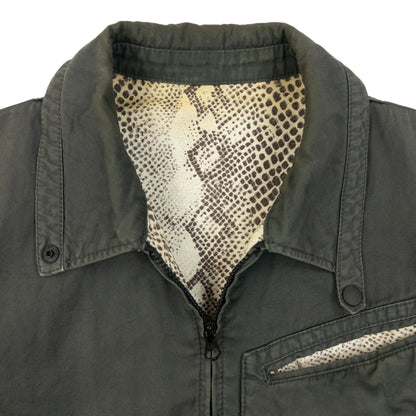 Vintage 2000s PPFM Snakeskin Pattern Lined Jacket Size S