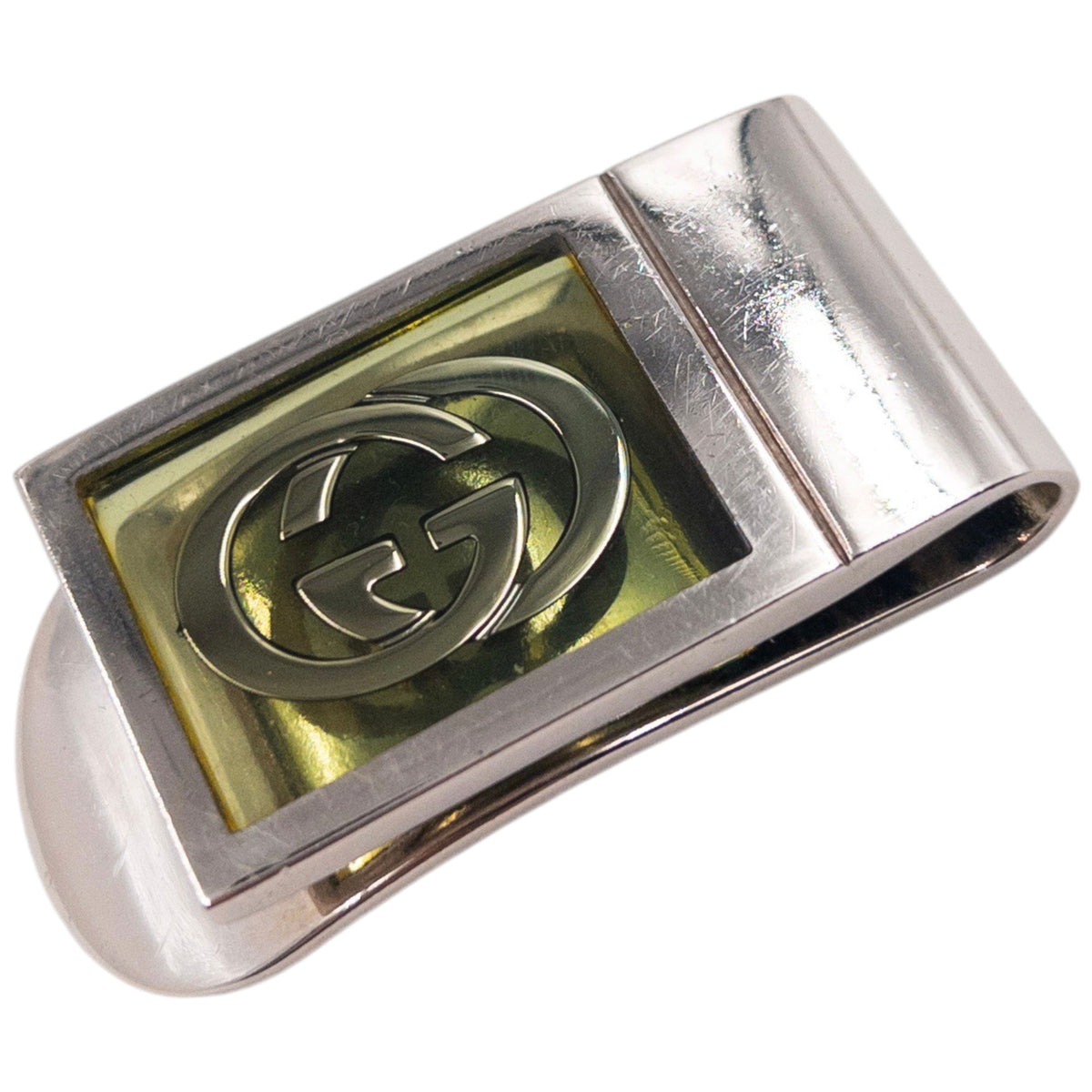 Vintage 2000s Gucci Silver Money Clip