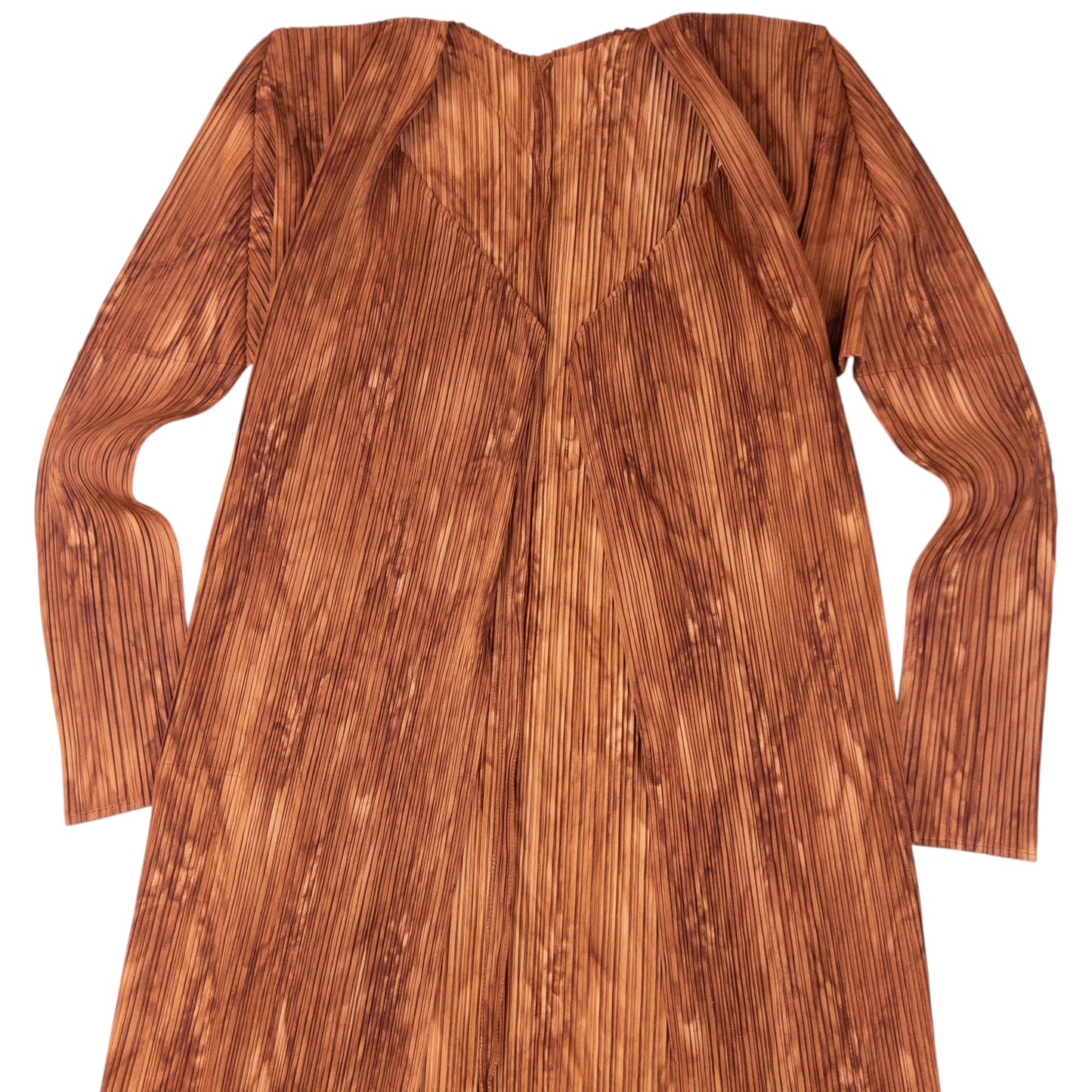 Vintage 80s Pleats Please By Issey Miyake Pleated Longline Wrap Cardigan Womens Size S