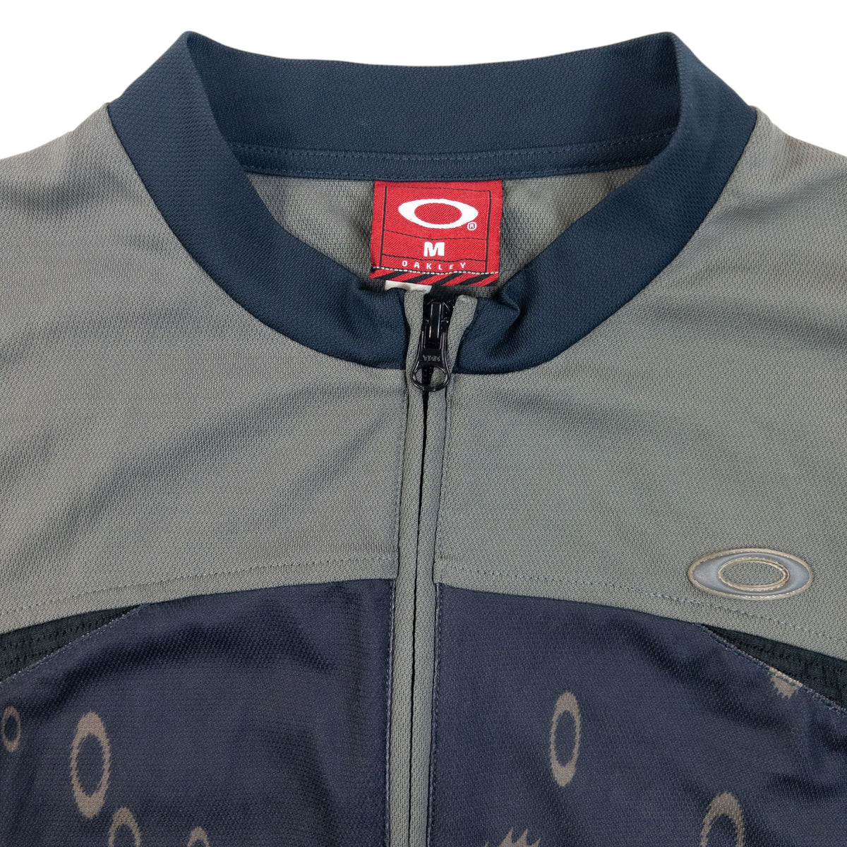 Vintage 90s Oakley Zip Up Athletic Jacket in grey, photo 3
