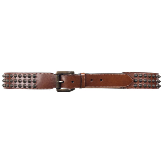 Burberry Studded Leather Belt Size W36