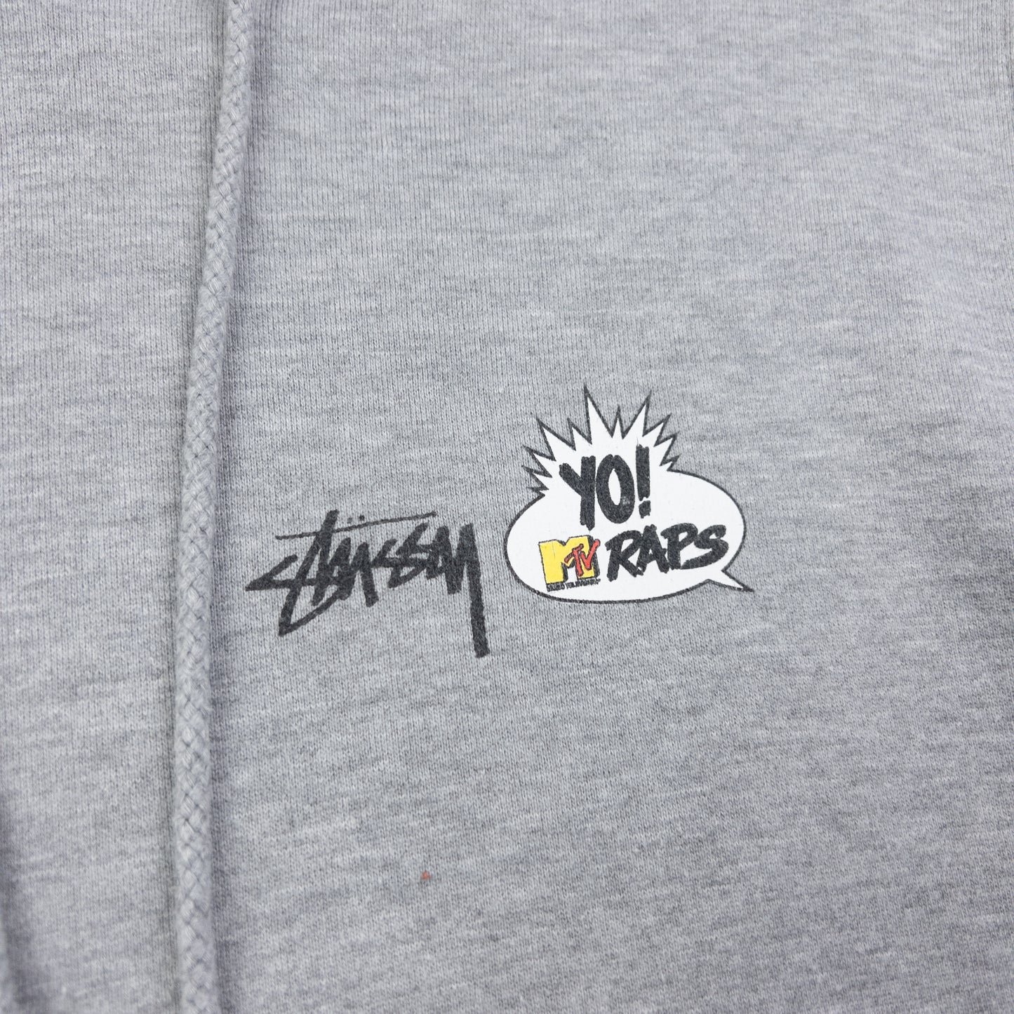 Vintage Stussy MTV Gang Starr Graphic Hoodie Size L