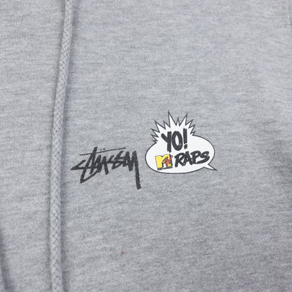 Vintage Stussy MTV Gang Starr Graphic Hoodie Size L