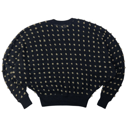 Vintage 1980S Issey Miyake Batwing Bobble Knit Jumper Size L