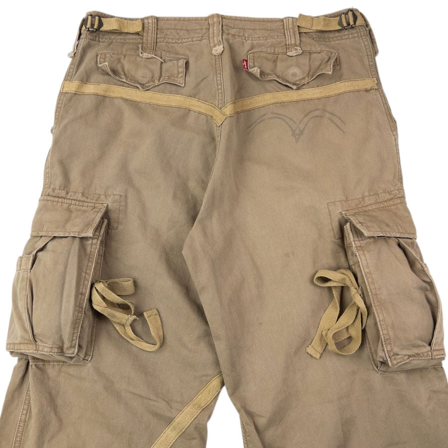 Vintage Levi's Cargo Trousers Size W35