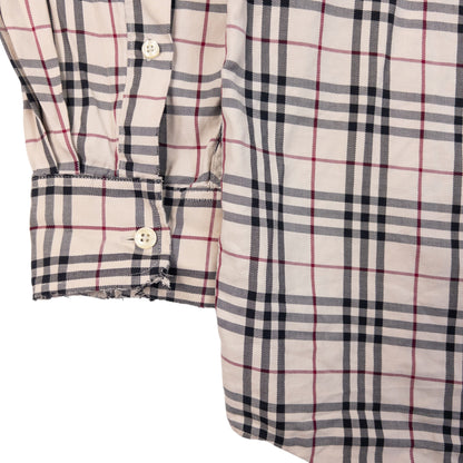 Vintage 2000s Burberry Nova Check Long Sleeve Button Up Shirt Size L