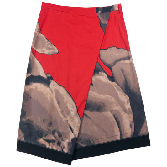 Vintage Issey Miyake Abstract Pattern Skirt Womens Size W28