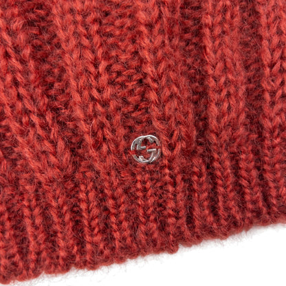 Vintage 2000s Gucci Wool Knit Beanie Hat
