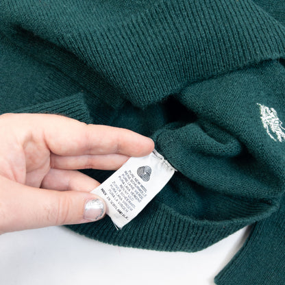 Vintage 90s Burberry Wool Jumper in green (lambswool), photo 5