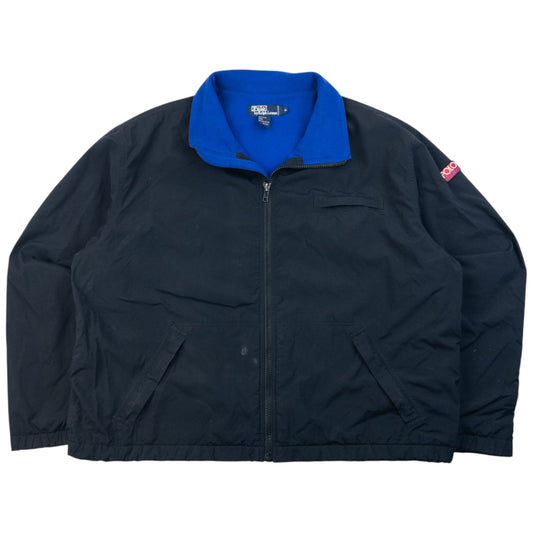 Vintage 90s Polo Sport Ralph Lauren Fleece Lined Jacket Size XL