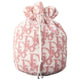 Vintage Dior Monogram Terry Cloth Drawstring Bag