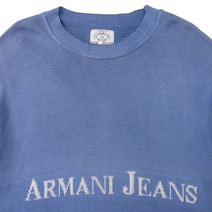Vintage Armani Jeans Knit Jumper Size L