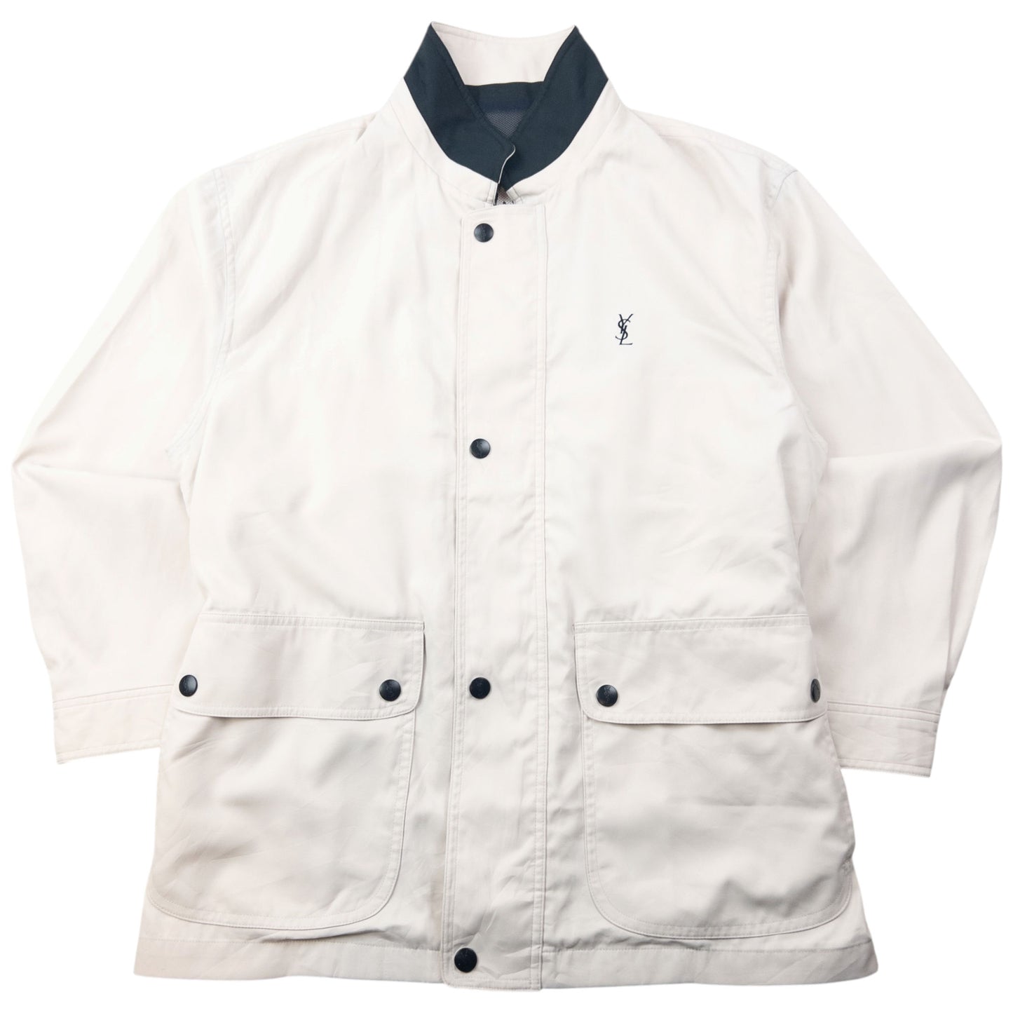 Vintage 90s YSL Yves Saint Laurent Harrington Jacket Size M