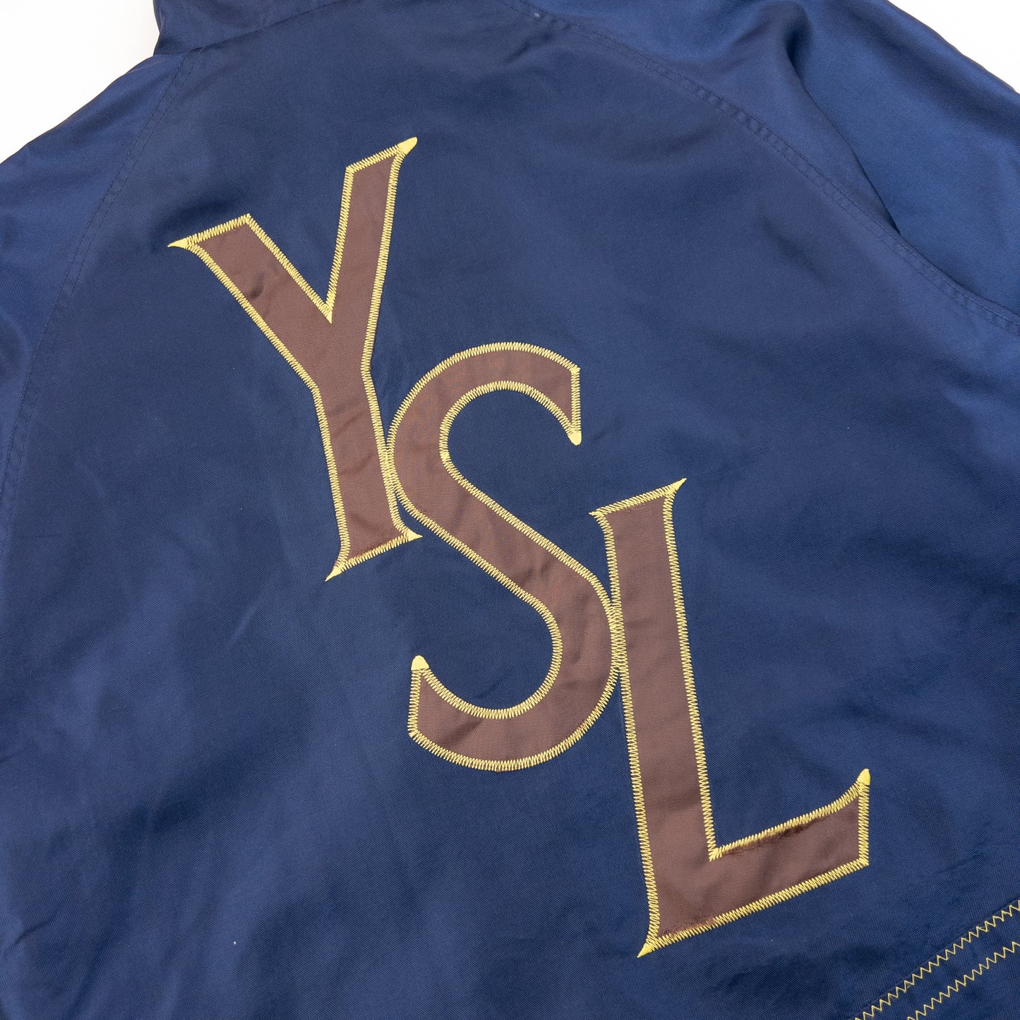 Vintage 90s YSL Yves Saint Laurent Fleece Lined Jacket Size XL