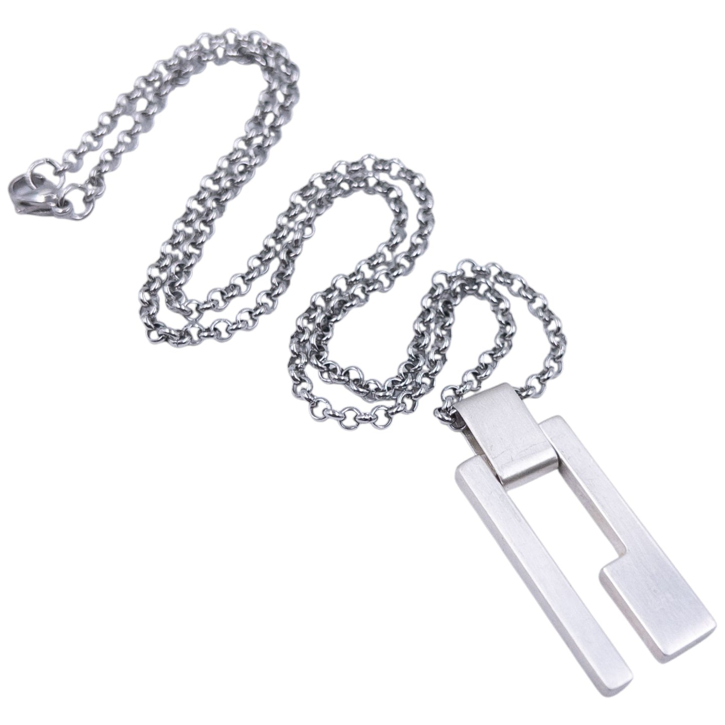 Vintage Gucci Silver Pendent Necklace